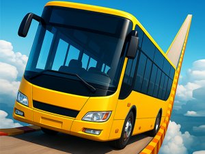 Sky Bus Stunt Driving Game