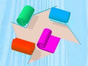 Color Roll 3D Puzzle Game