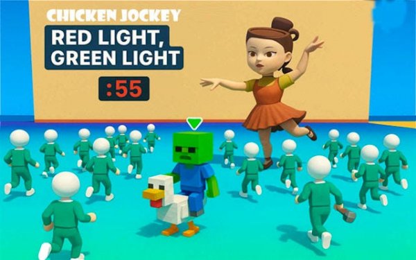 Chicken Jockey: Red Light Green Light Online Game