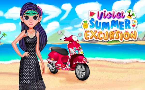 Superhero Violet Summer Excursion Makeover Online Game