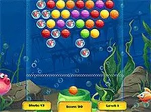 Sea Bubbles Html5 Match 3 Puzzle Game